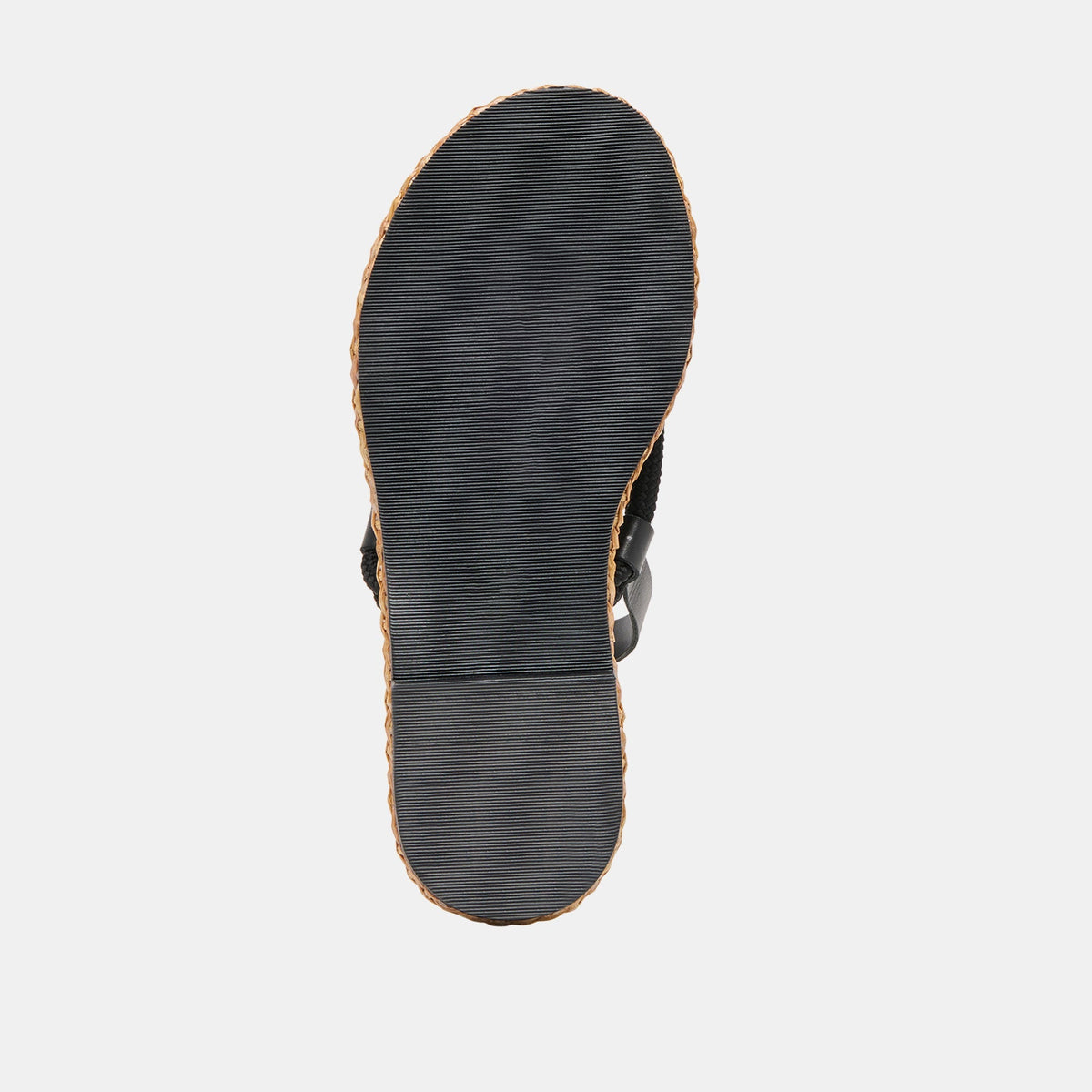 REED SANDALS BLACK LEATHER
