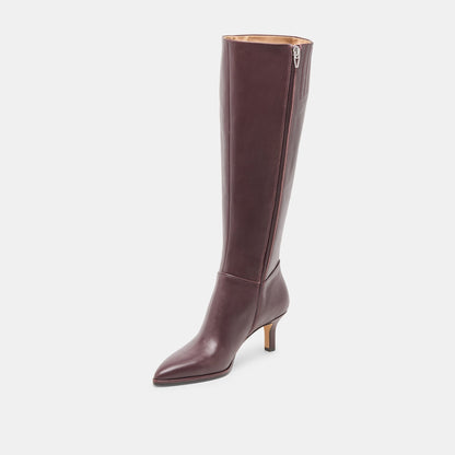 ALDY BOOTS MULBERRY LEATHER