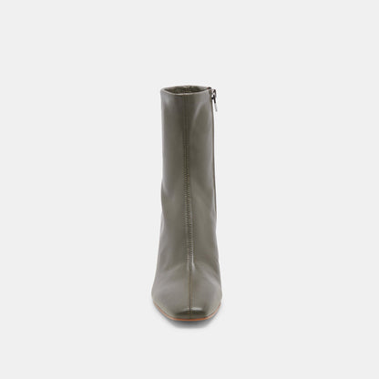 GLAMOR WIDE CALF BOOTS DARK OLIVE STELLA