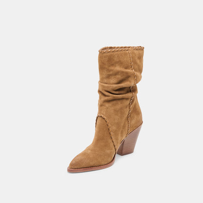 JULITH BOOTS LT BROWN SUEDE
