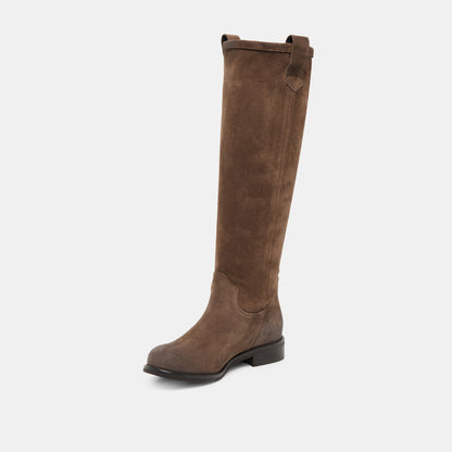 RAMZY BOOTS CHOCOLATE SUEDE