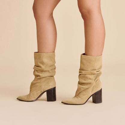 TALINA BOOTS DK TAUPE SUEDE
