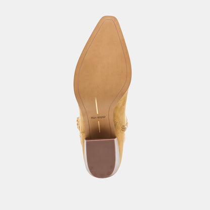 VILA BOOTS CARAMEL SUEDE