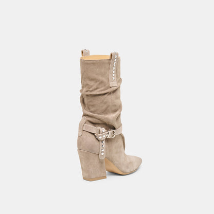 MORLA BOOTS TAUPE SUEDE