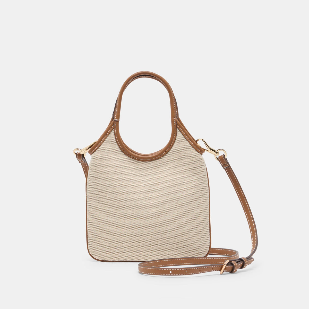 SYLVENE Natural Canvas Removable Crossbody Handbag | Dolce Vita