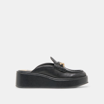 Dorrel Maroon Leather Loafers | Dolce Vita