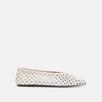 Edda Bone Woven Leather Ballet Flats | Dolce Vita