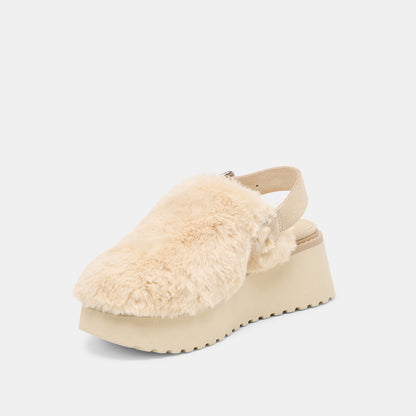 LANSY FLATS NATURAL PLUSH