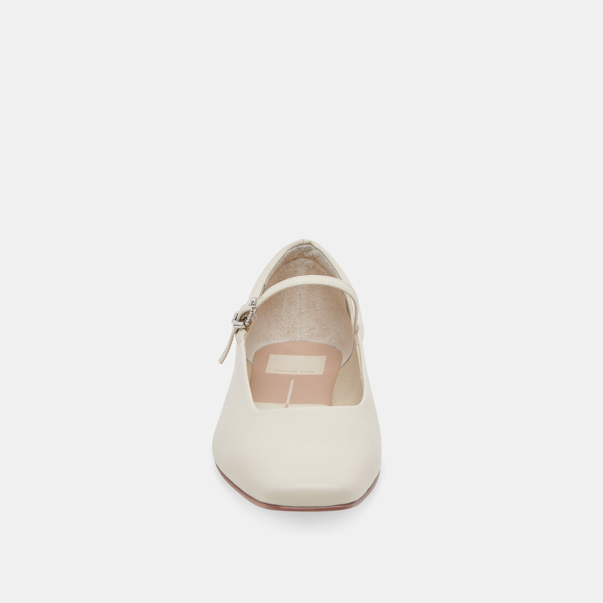 REYES BALLET FLATS IVORY LEATHER