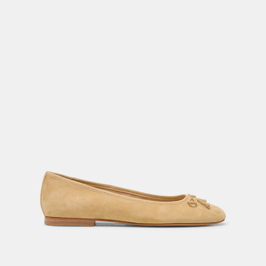 Ritla Honey Suede Ballet Flats | Dolce Vita