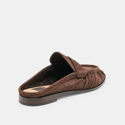 BETZY LOAFERS DK BROWN SUEDE