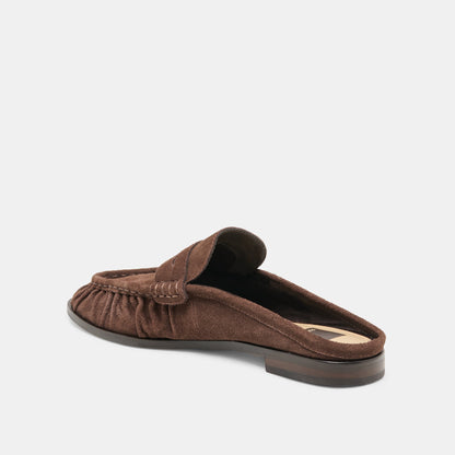 BETZY LOAFERS DK BROWN SUEDE