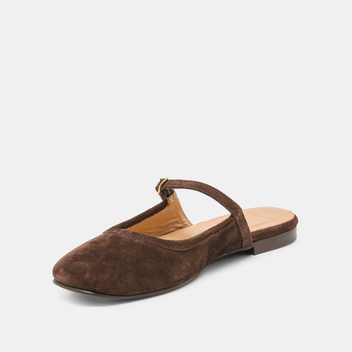 ELIO FLATS DK BROWN SUEDE