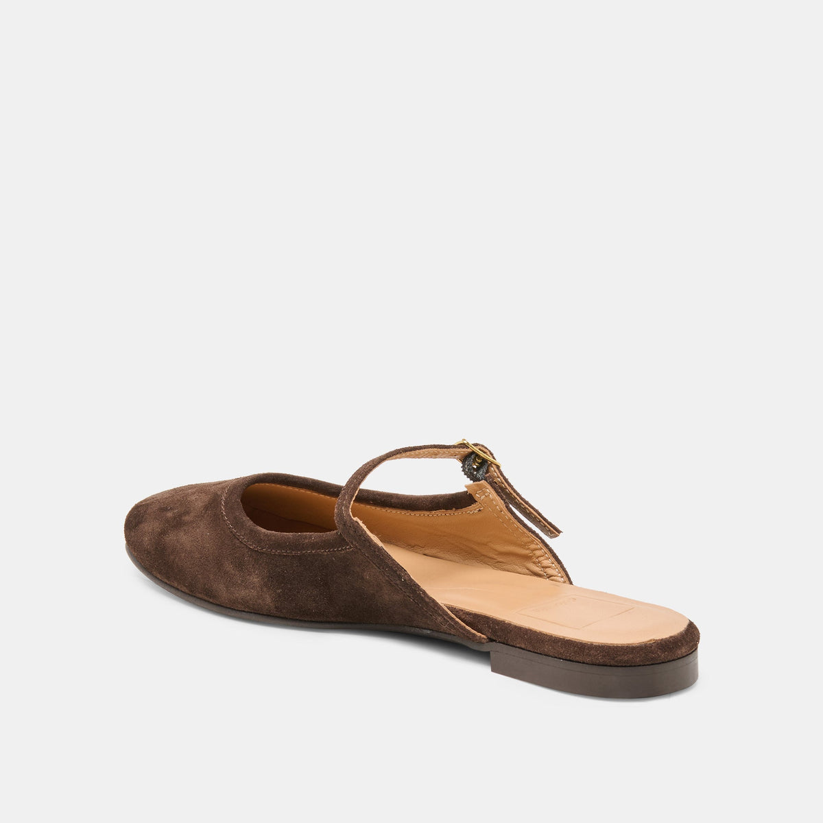 ELIO FLATS DK BROWN SUEDE