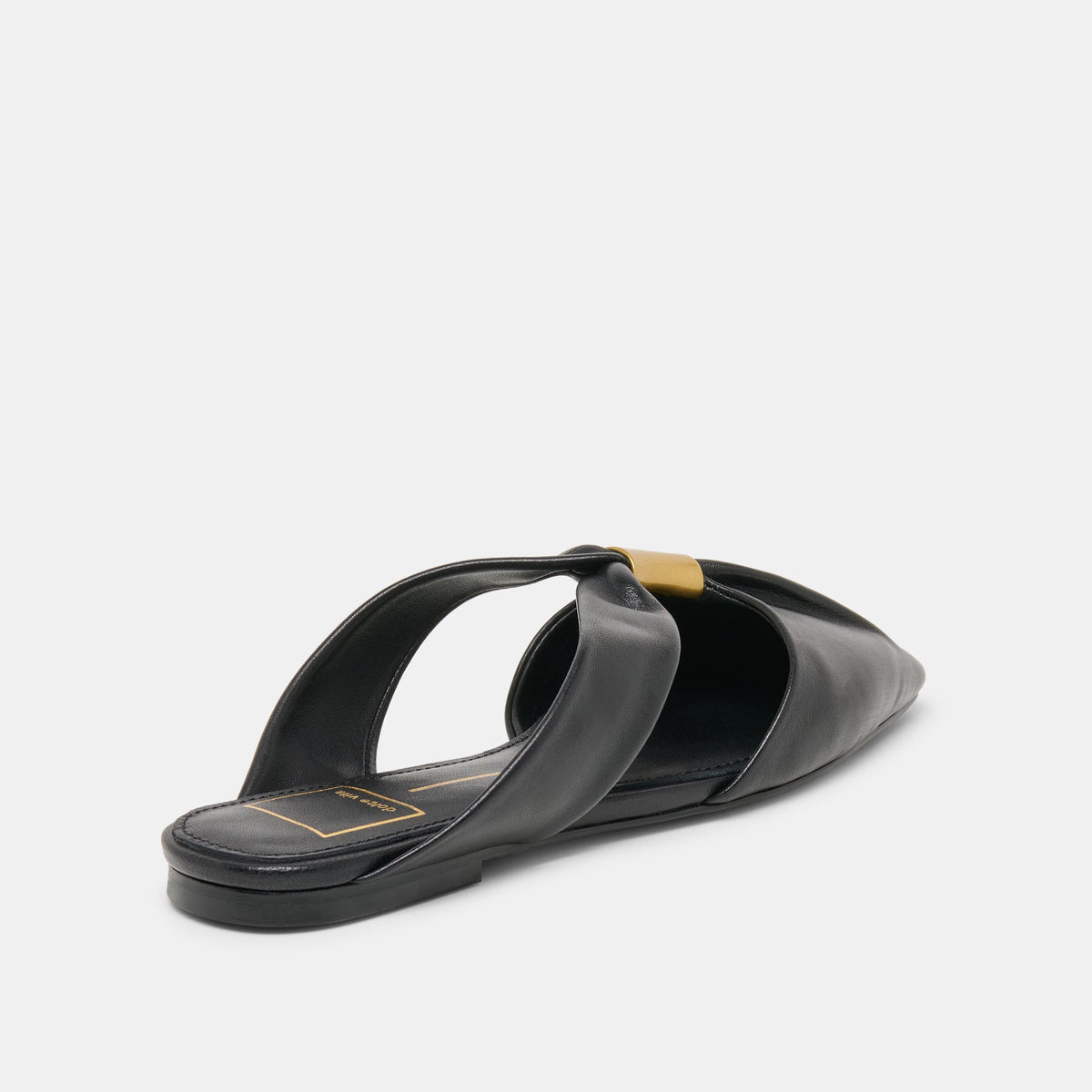 FRANEY FLATS BLACK LEATHER