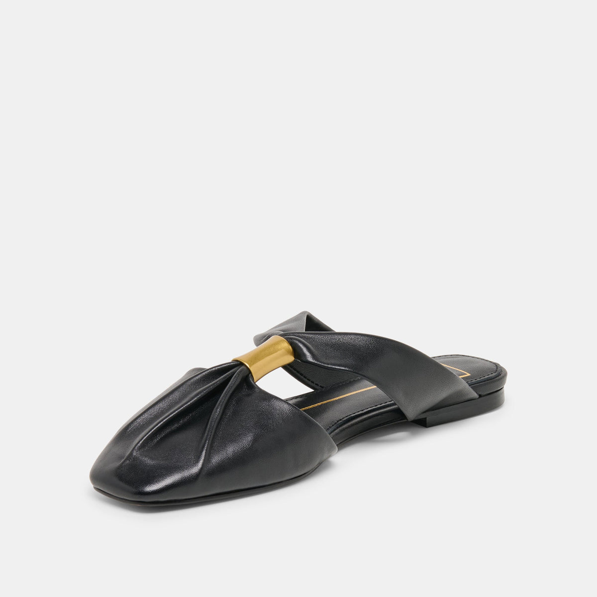 FRANEY FLATS BLACK LEATHER