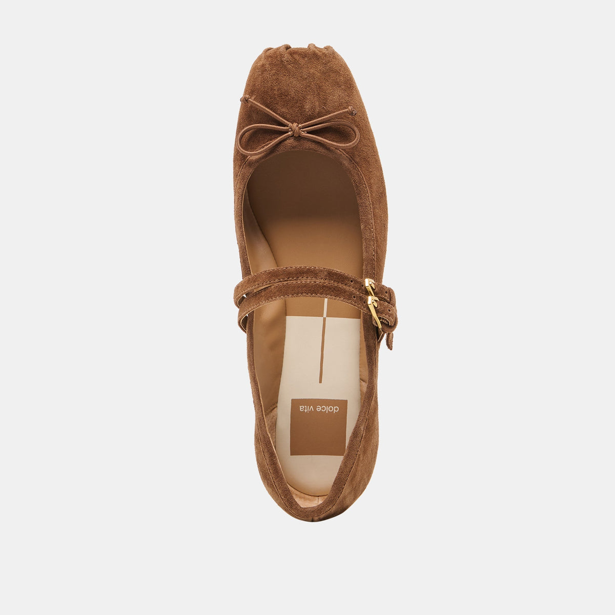 GIBSEN BALLET FLATS COCOA SUEDE