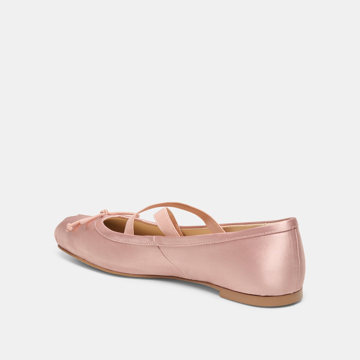 GWINN BALLET FLATS BLUSH SATIN