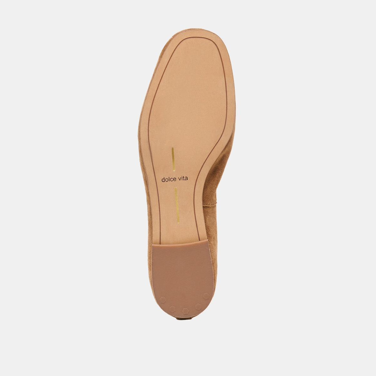 KORY BALLET FLATS LT BROWN SUEDE