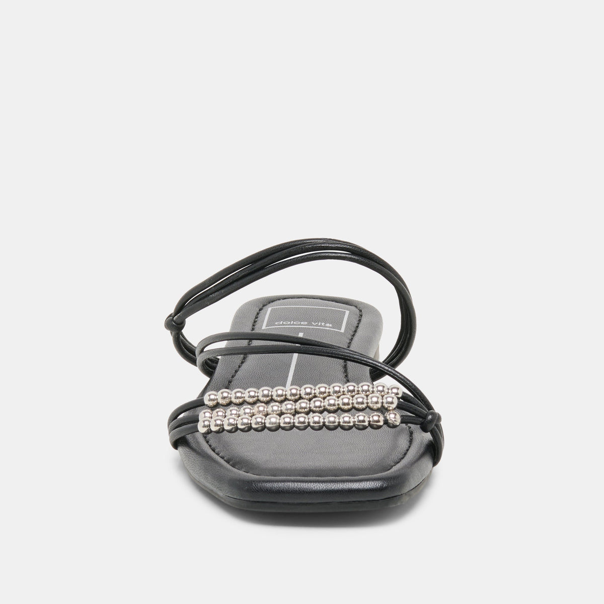 LYNDEE BEAD SANDALS BLACK STELLA
