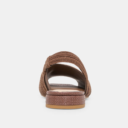 MARZY SANDALS COCOA RAFFIA