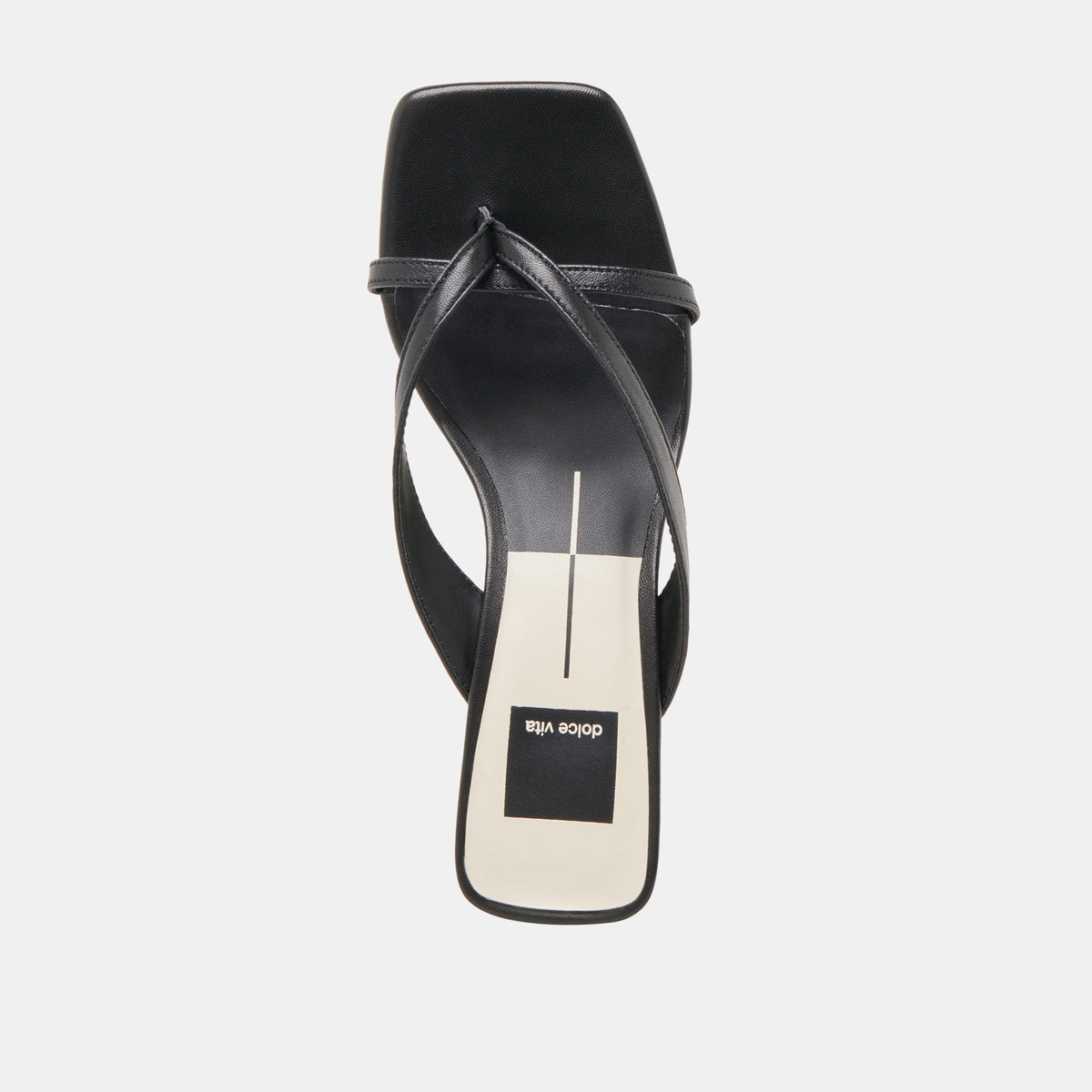 BREVEL WIDE HEELS ONYX LEATHER