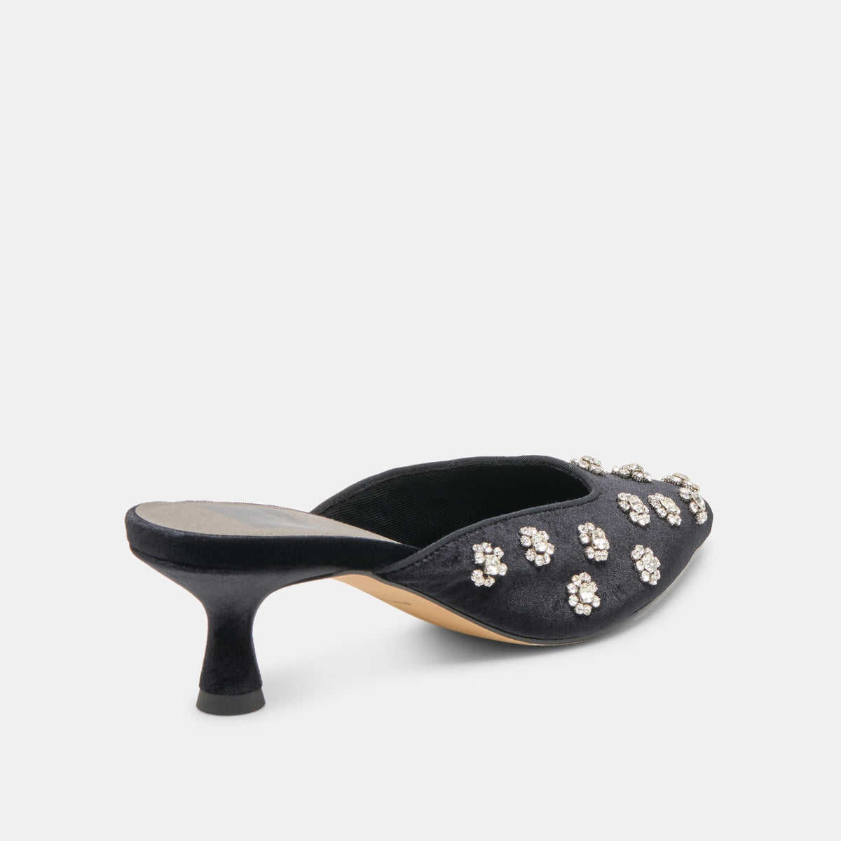 CLARA HEELS NERO VELVET