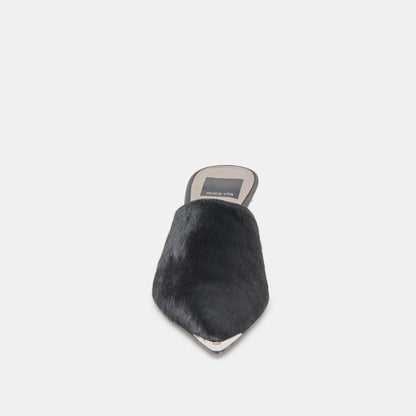 LEXY HEELS NERO CALF HAIR