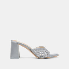 LIGHT BLUE WOVEN SATIN