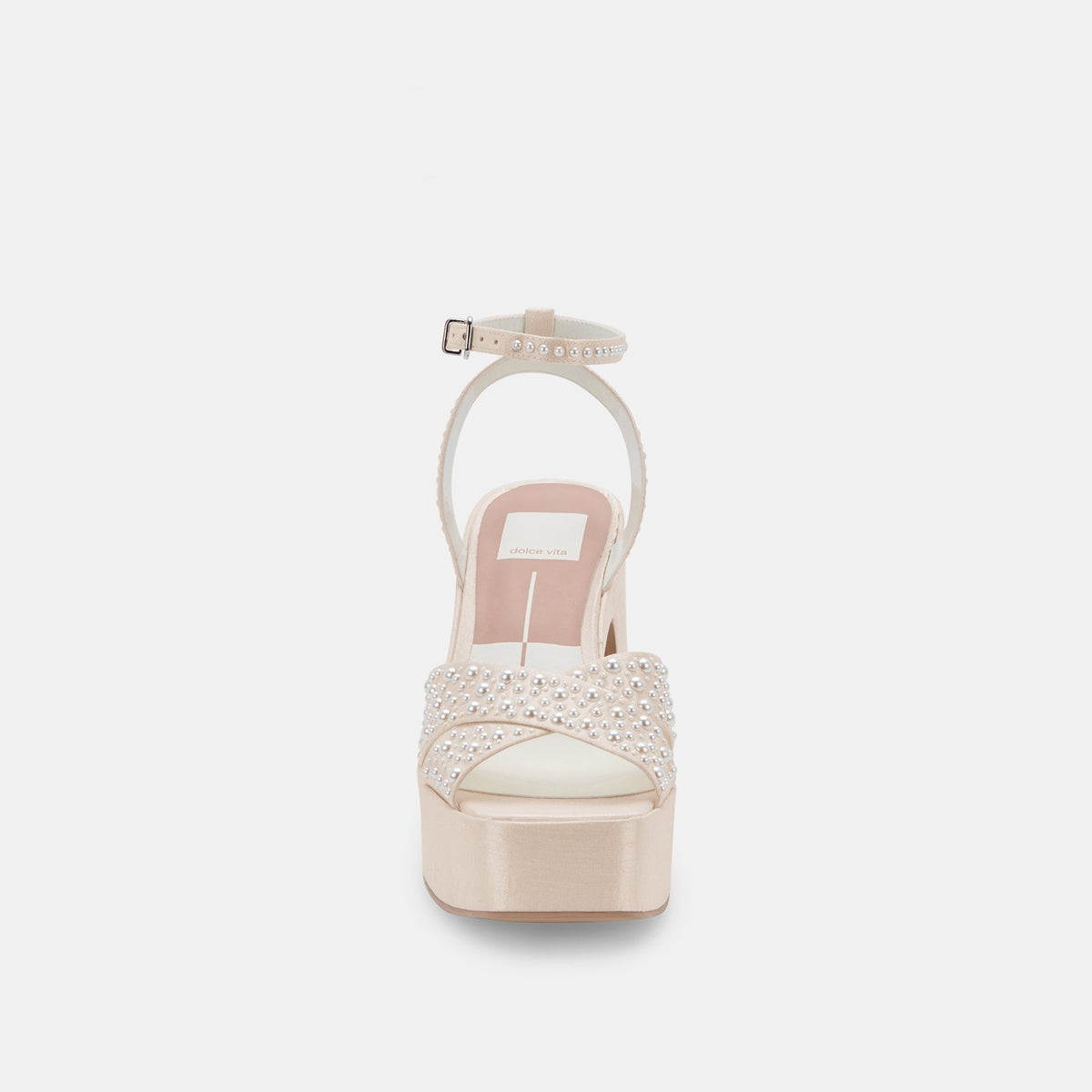 WESSI PEARL HEELS VANILLA PEARLS
