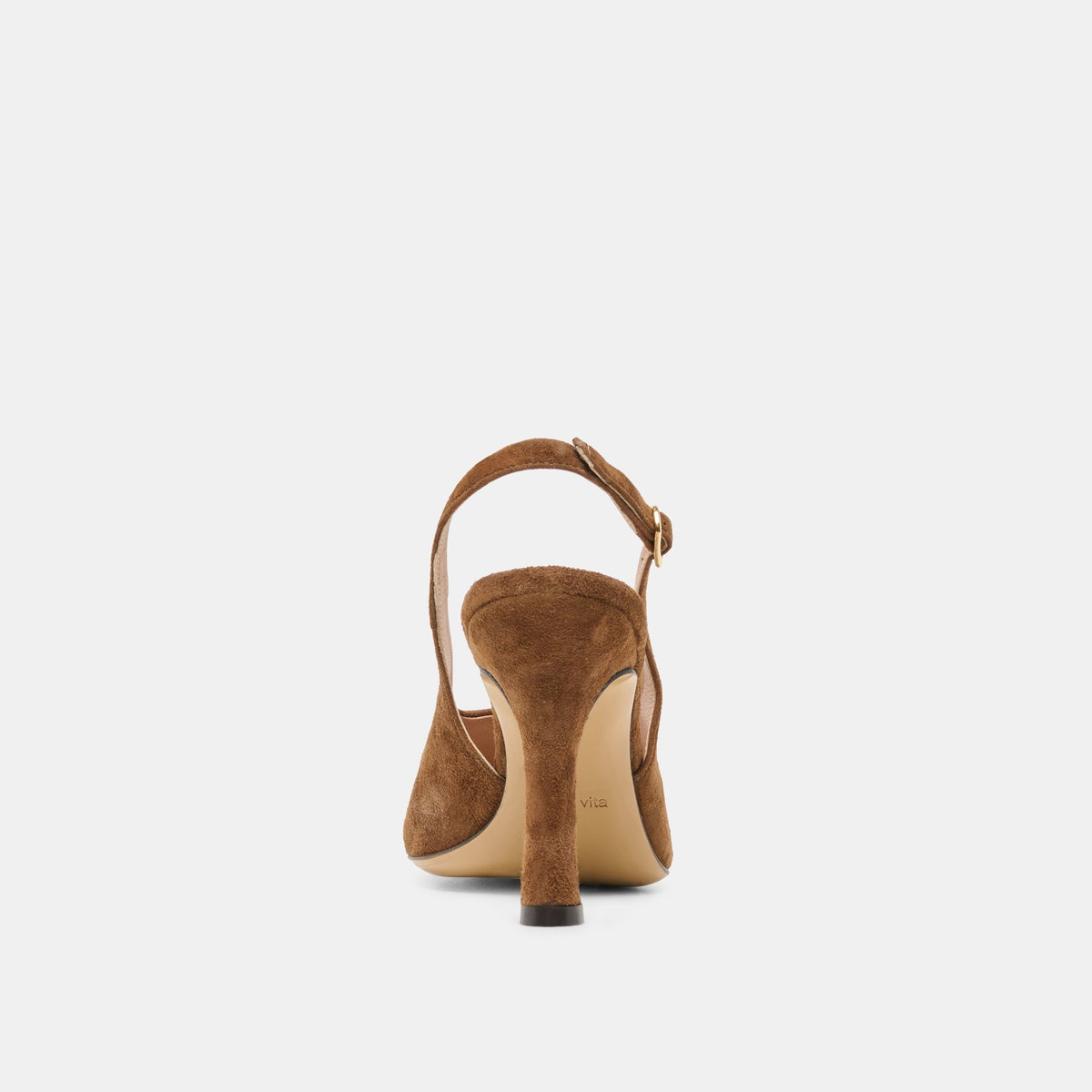 ALINNA HEELS BROWN SUEDE
