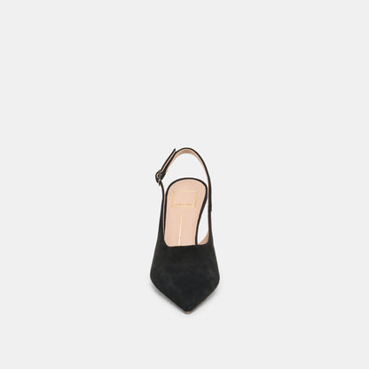 ALINNA HEELS ONYX SUEDE