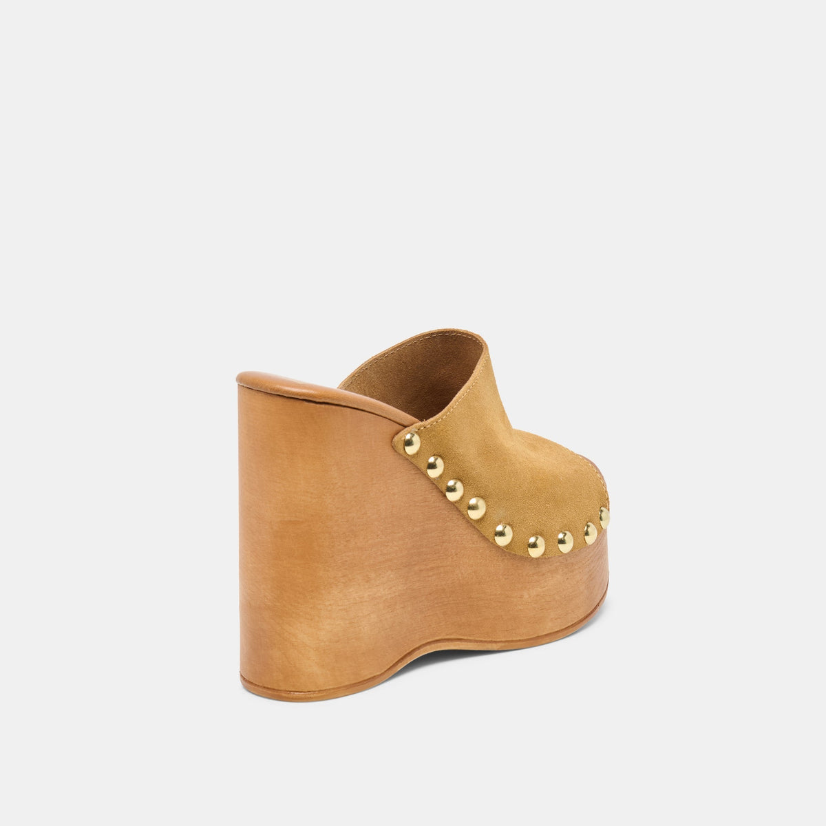 BIRK WEDGES TAN SUEDE