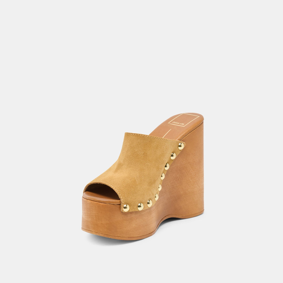 BIRK WEDGES TAN SUEDE