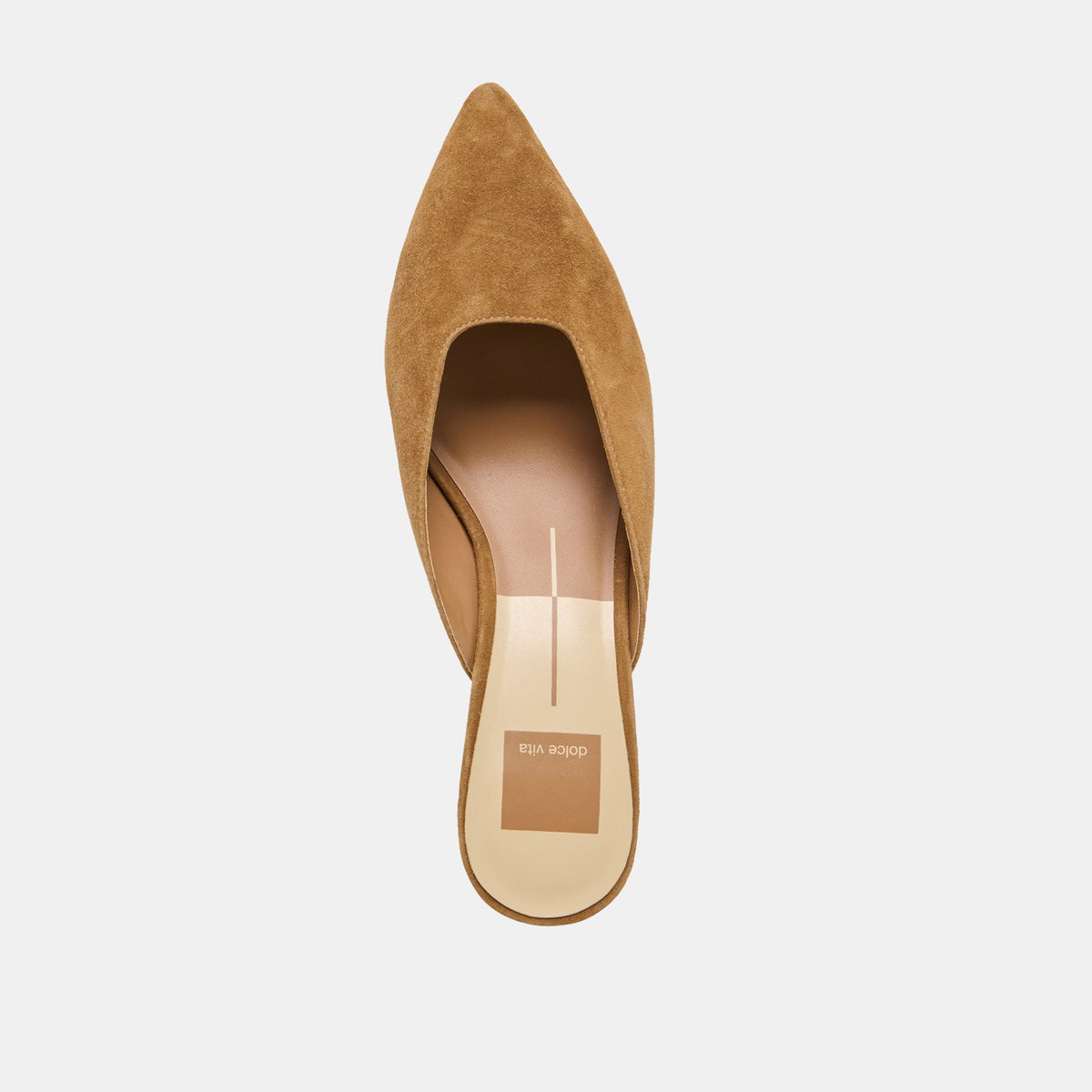 CAMY MULES COGNAC SUEDE