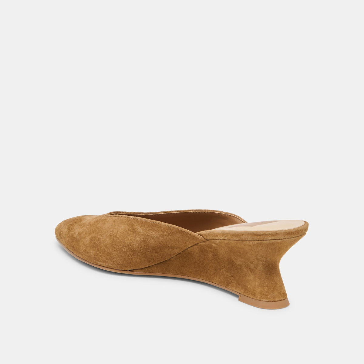 CAMY MULES COGNAC SUEDE