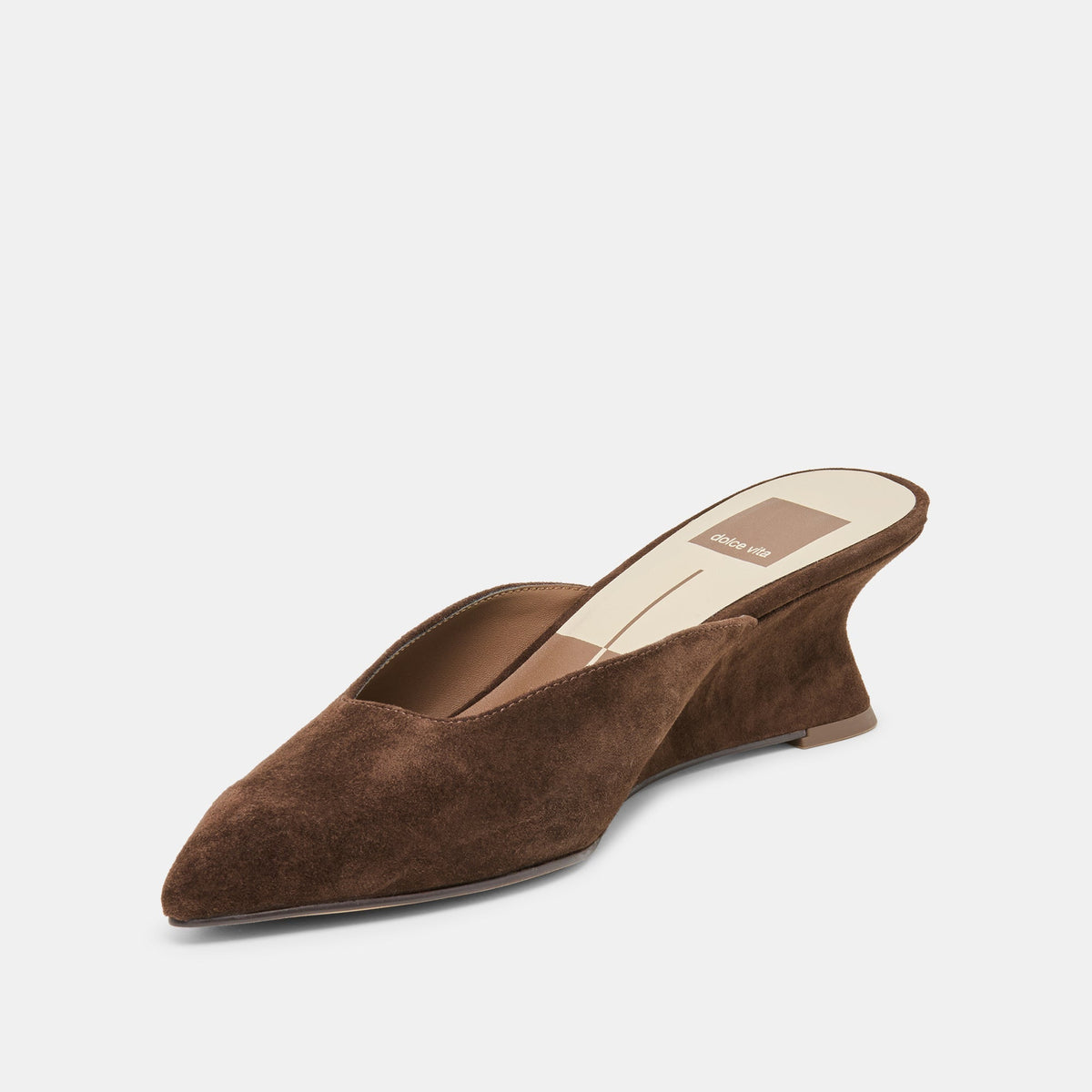 CAMY MULES DK BROWN SUEDE