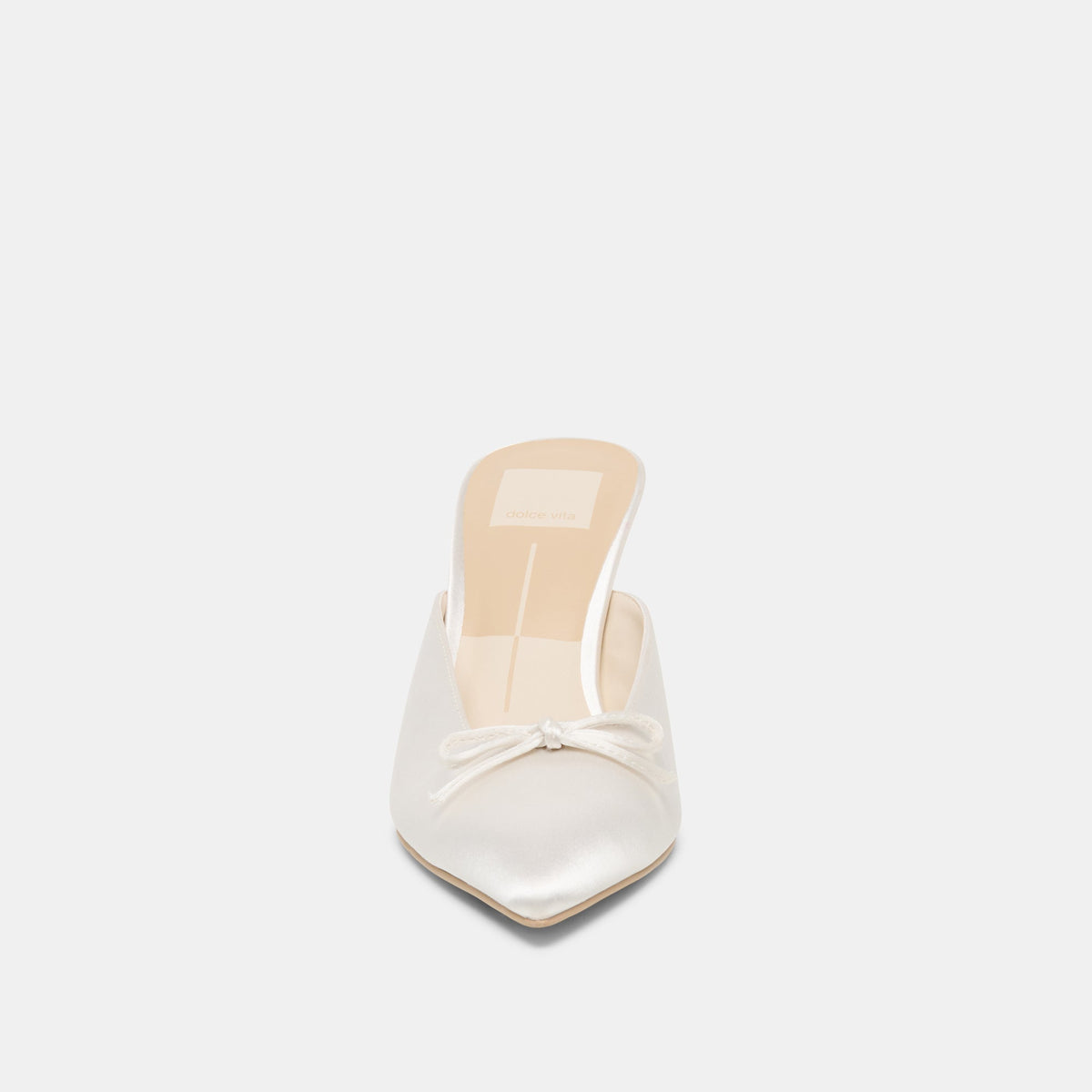 CLEO HIGH HEELS OFF WHITE SATIN