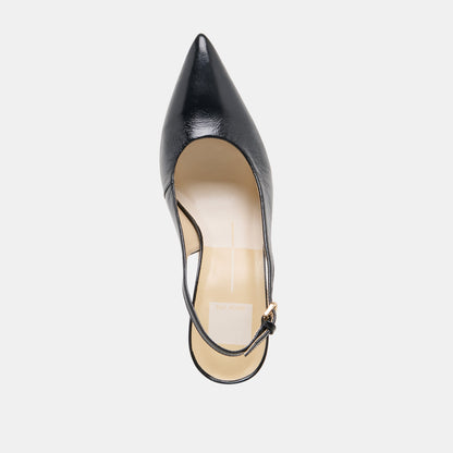 ELASI HEELS BLACK LEATHER