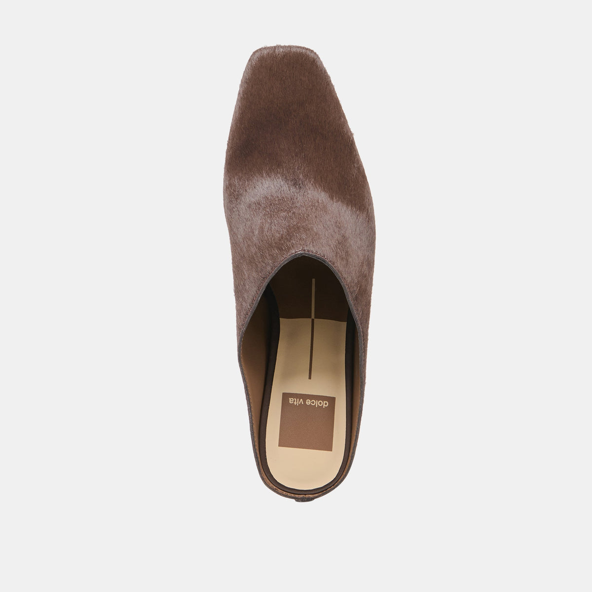HILAH MULES CHESTNUT CALF HAIR