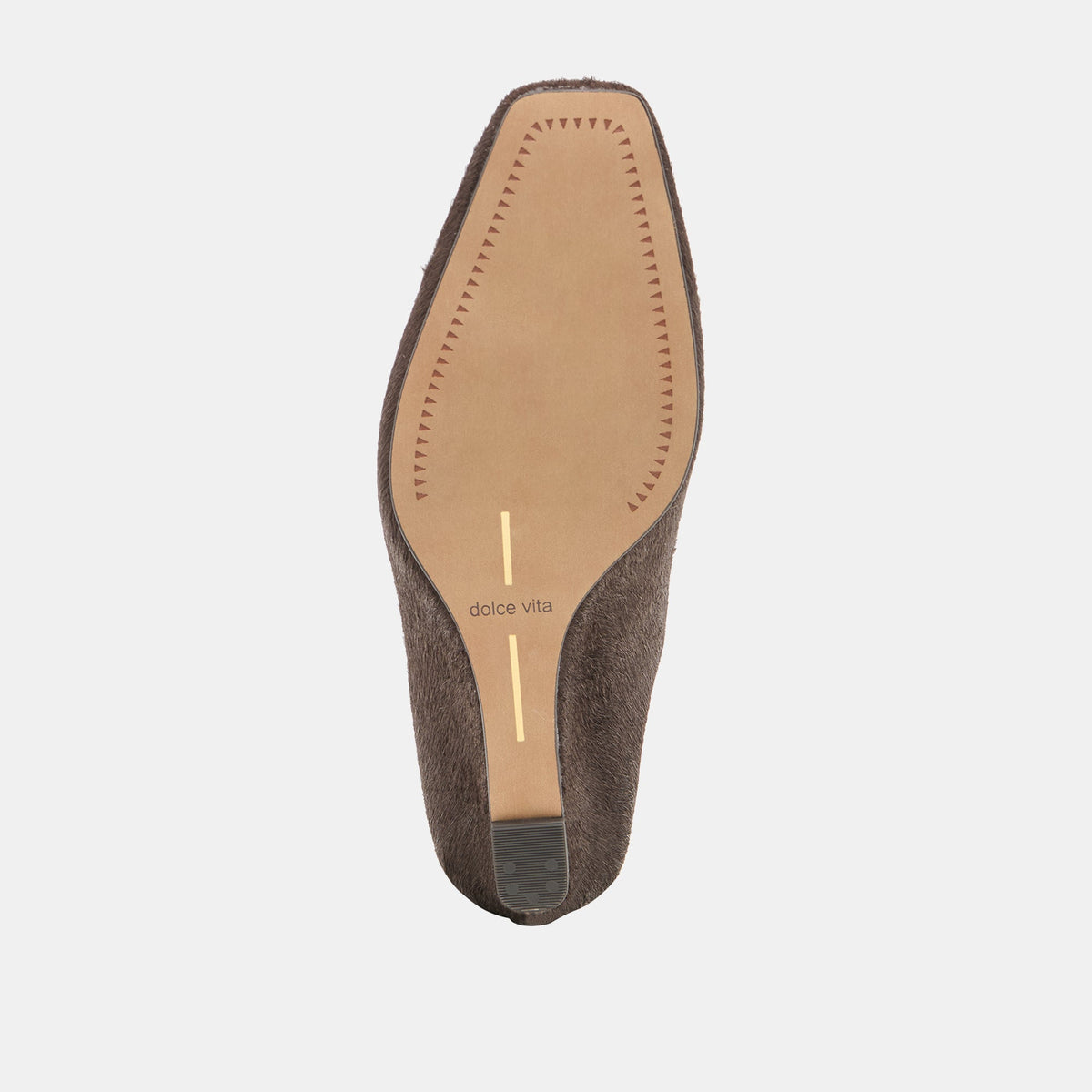 HILAH MULES CHESTNUT CALF HAIR