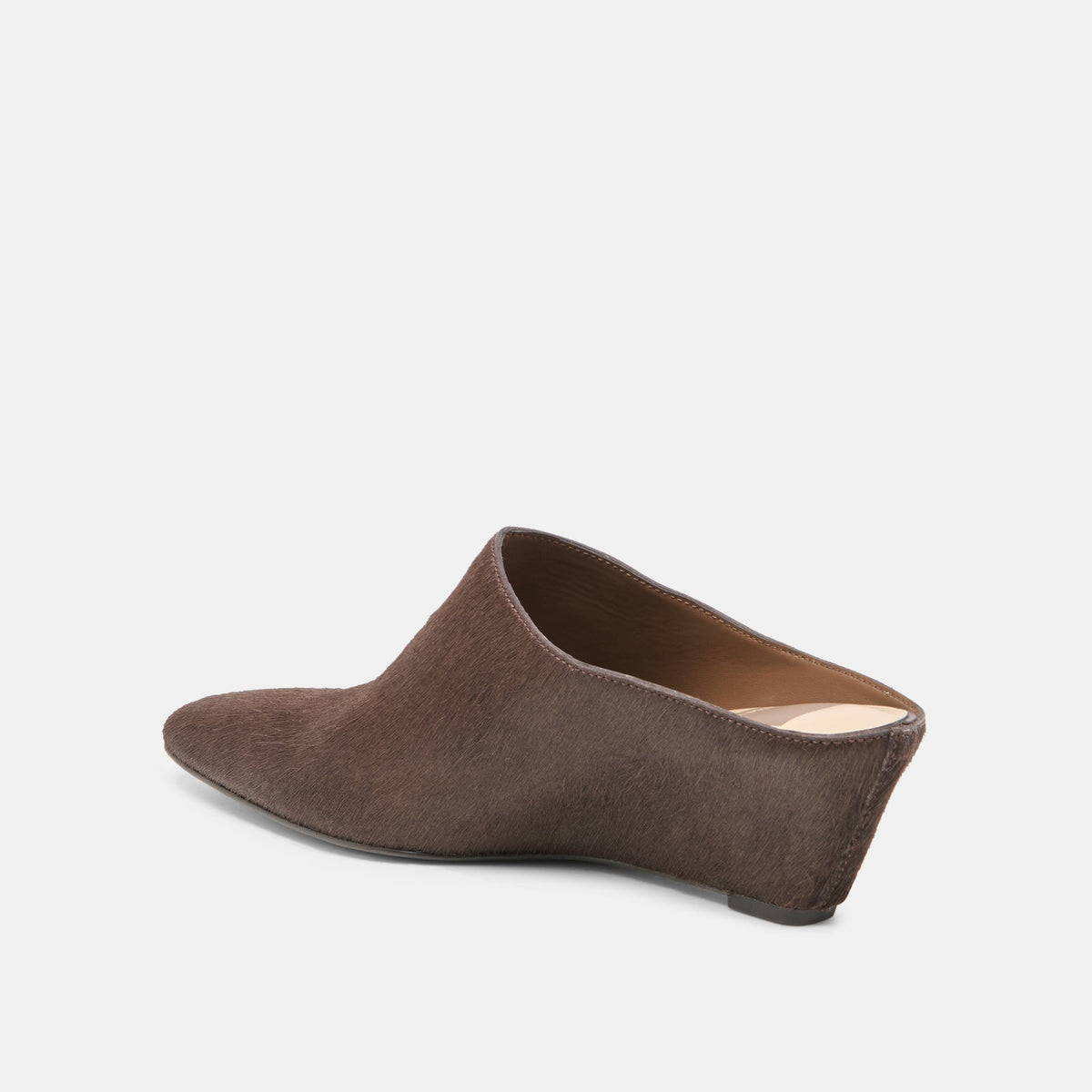 HILAH MULES CHESTNUT CALF HAIR
