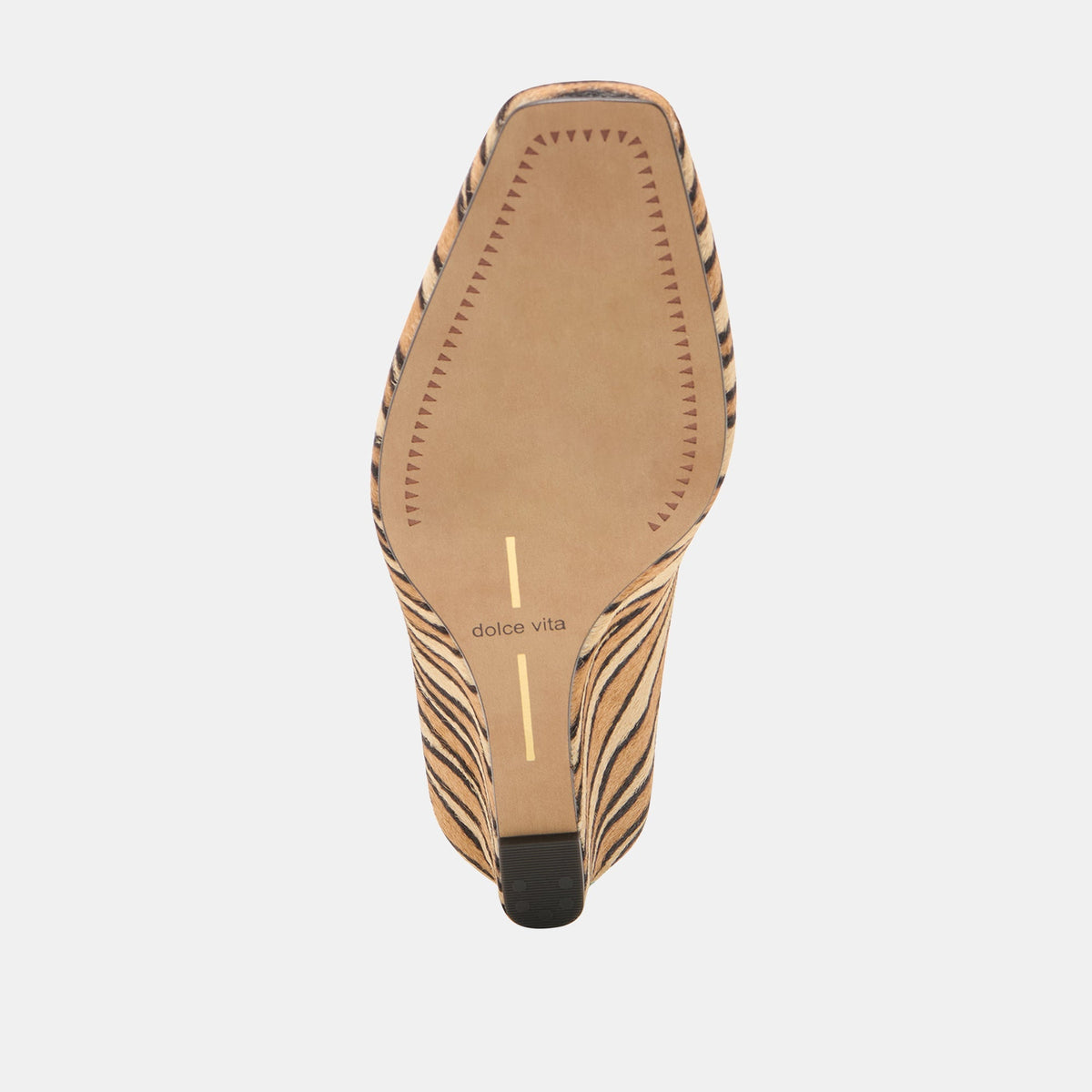 HILAH MULES TIGER CALF HAIR