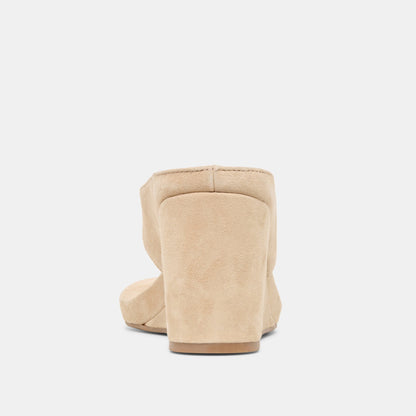 HINNA WEDGES CAMEL SUEDE