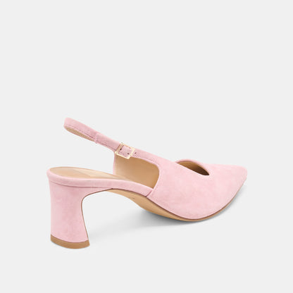 KOKO HEELS PINK SUEDE