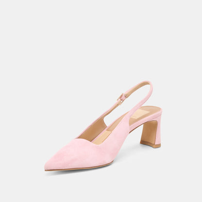 KOKO HEELS PINK SUEDE