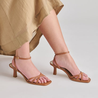 MANJI HEELS SADDLE LEATHER