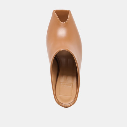 MERY HEELS BROWN LEATHER