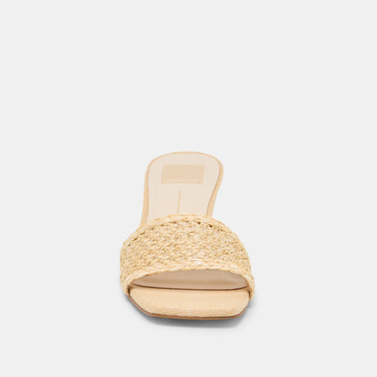 QAILY WEDGES LT NATURAL RAFFIA