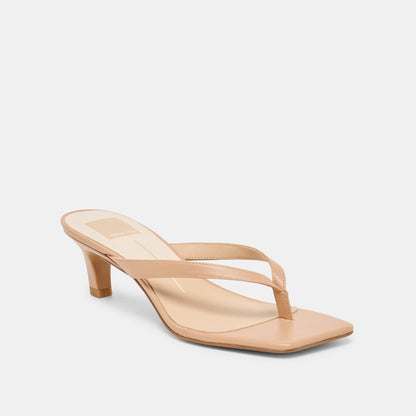 RAMIA HEELS CAFE LEATHER